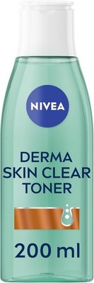Nivea Derma Skin Clear Toner 200Ml - Cleansing Hydrating 2 Pack