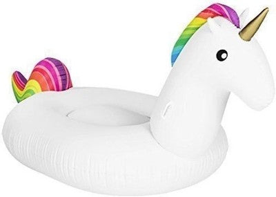 Giant Unicorn Aquatic Toy Inflatable Swim Ring - 175X120cm