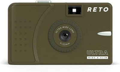 RETO 35mm Reusable Daylight Film Camera 22mm Ultra Wide Lens Olive