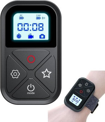 AFAITH Wireless Remote for GoPro Hero 12/11/10/9/8/Max Rainproof Black
