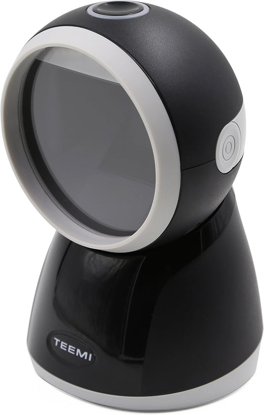 TEEMI TMSL-70 Handsfree 1D 2D Barcode Scanner USB Wired Omnidirectional QR