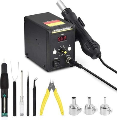 NOEVSBIG 858D Hot Air Rework Station LCD Digital Display