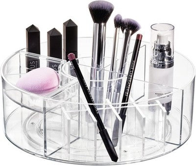iDesign Signature Series Sarah Turntable Make Up Brush Organiser 25.5x19.6x9.5cm