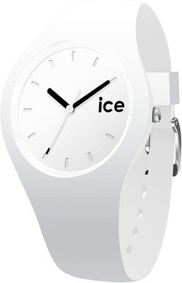 ICE-WATCH ICE steel 020367 Women's Silicone Strap Watch Medium White