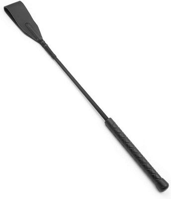 Fuwok Leather Riding Crop & Whip With Mesh Handle