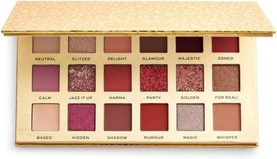 Revolution Pro Neutral Luxe Eyeshadow Palette, 18 Shades