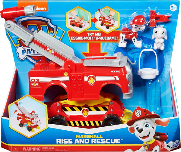 PAW Patrol Marshall Rise and Rescue Transforming Toy Car - NEW OPEN BOX - Rebx.co.uk