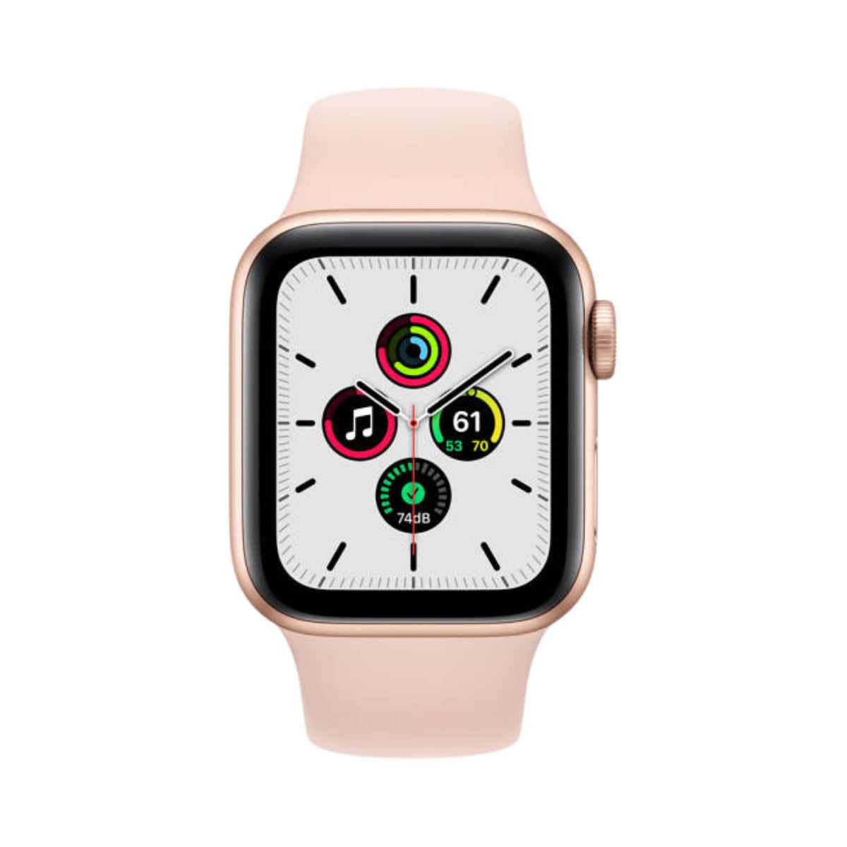 Apple Watch SE 1st Gen (GPS, 40mm) Gold Case + Pink Sands Strap