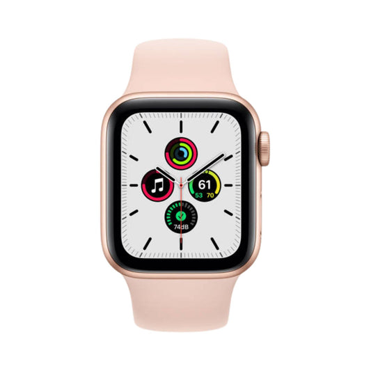 Apple Watch SE 1st Gen (GPS, 40mm) Gold Case + Pink Sands Strap