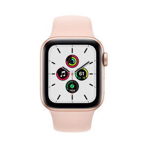 Apple Watch SE 1st Gen (GPS, 40mm) Gold Aluminium Case + Pink Sands Sport Band