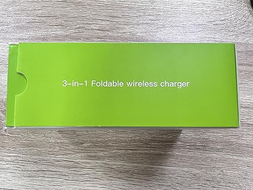 Zumsey 3-in-1 Foldable Magnetic Wireless Charger, White