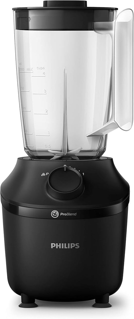 Philips 3000 Series ProBlend 450W Blender, 1.9L Jar - Black