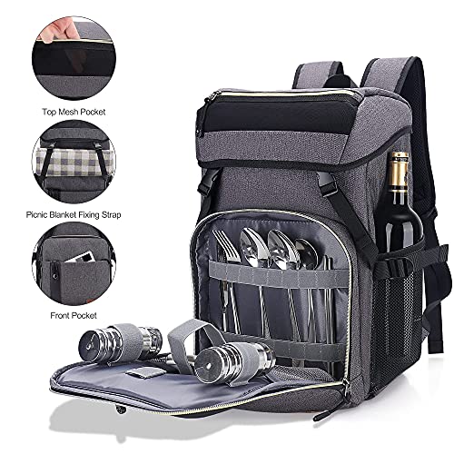 Youngoa 30L Insulated Cooler Backpack Waterproof Dark Grey YG035