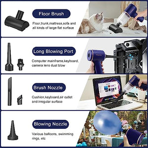 TENGWUDZ Cordless Handheld Vacuum, 6000PA Suction