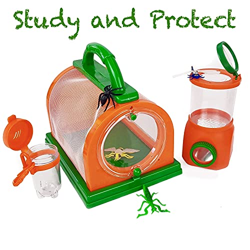 Adventure Kidz Outdoor Bug Exploration Kit, Binoculars & Net Set