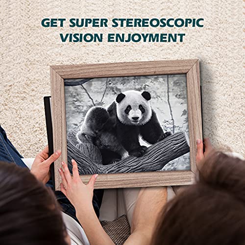 Rovita 3D Photo Frames, Solid Pine Framing Photo Frame Gift With The Picture