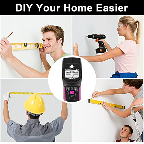 Digital Stud Finder & Wall Scanner, Detects Metal, Wood & Wire