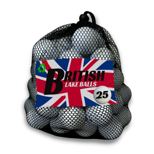 British Lake Balls 25 Pack Recycled Washed Assorted Golf Balls Storage Bag - view 2