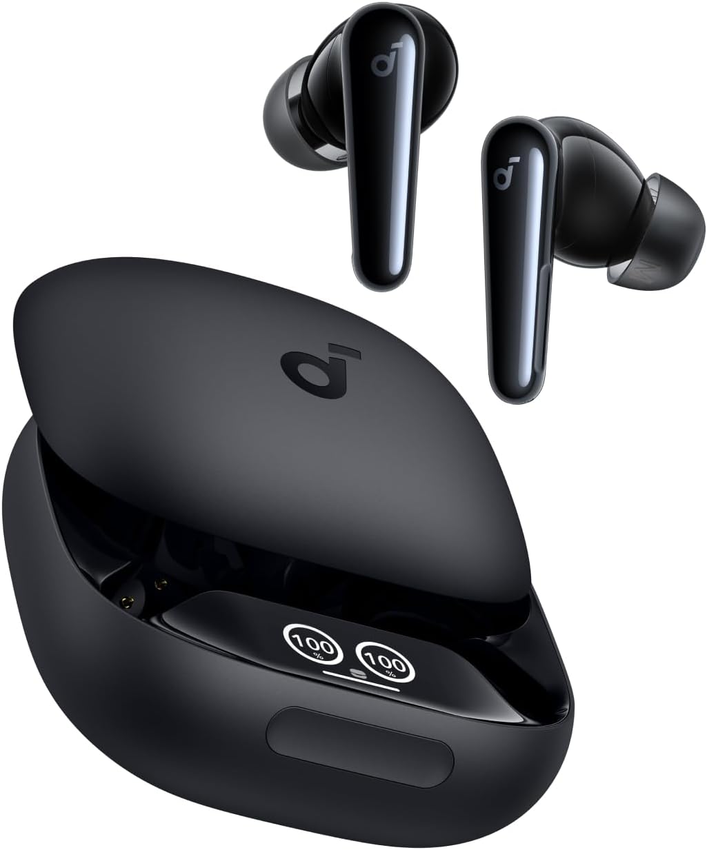 Soundcore Liberty 4 Pro Wireless Bluetooth Noise Cancelling Black Earbuds - view 1