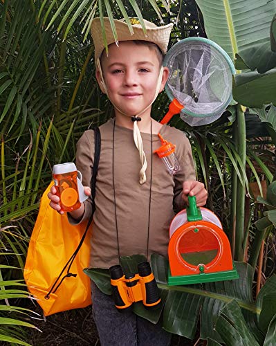 Adventure Kidz Outdoor Bug Exploration Kit, Binoculars & Net Set