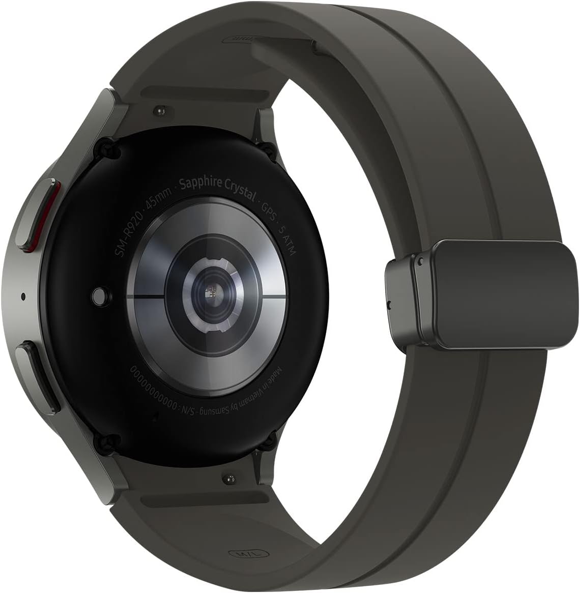 Samsung Galaxy Watch5 Pro Bluetooth 45mm Titanium Smartwatch + Grey Strap