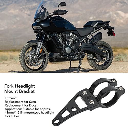 Motorcycle Fork Headlight Mount Bracket 2 Pcs 41mm Lamp Holder Clamps - view 5
