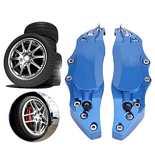 Car Brake Caliper Cover Aluminum 2pcs 16-17in Blue