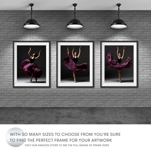 Black 10x8 Picture Frames Box of 12 Multipack 8x10 Photo Frames