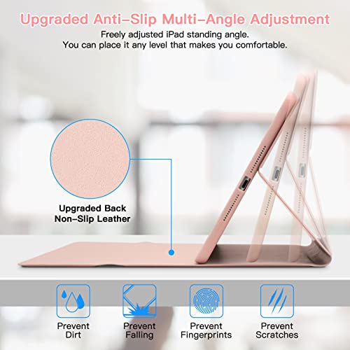 Gokoco iPad 10.2 Inch Backlit Keyboard Case, 8th Gen, 7th Gen, Pink