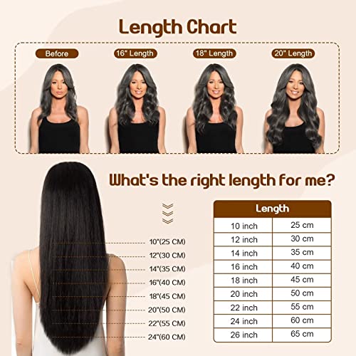 Tess Clip-In Hair Extensions, 12in Ash Blonde Mix, 8pcs 55g