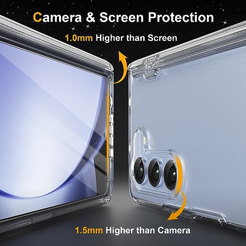Oretech Samsung Galaxy Z Fold 5 Case Clear TPU Screen and Hinge Protection - view 3