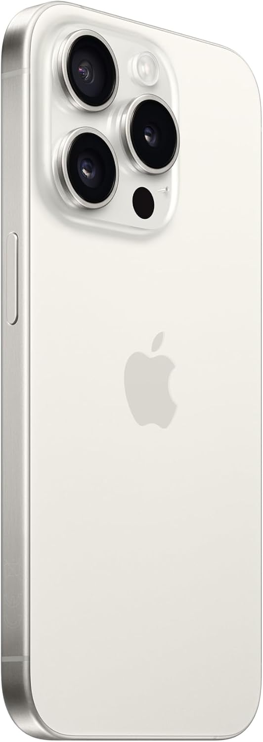 Apple iPhone 15 Pro 128GB White Titanium Unlocked Smartphone