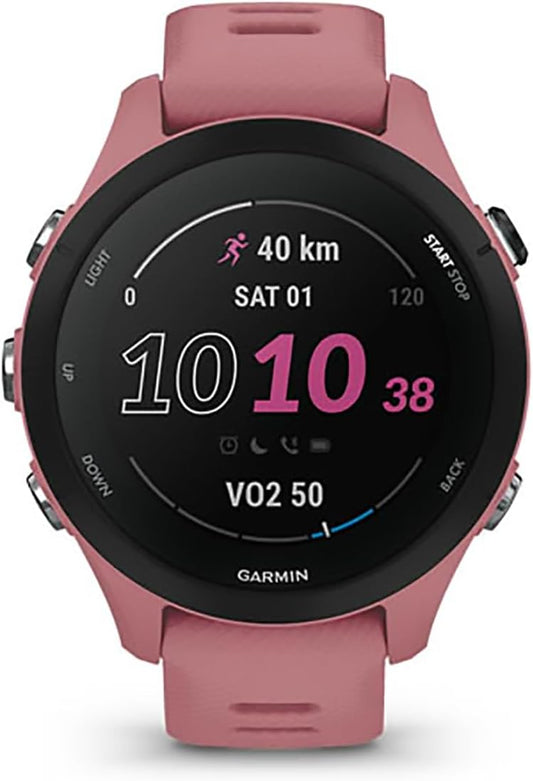 Garmin Forerunner 255S GPS Running Smartwatch - Light Pink