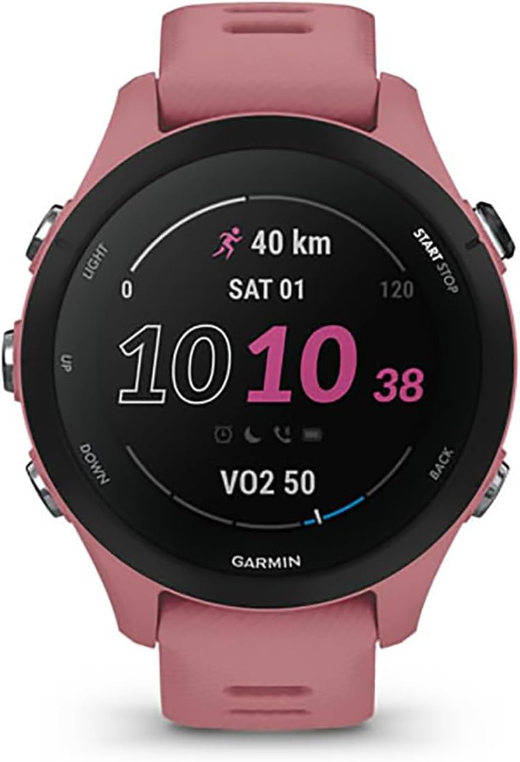 Garmin Forerunner 255S GPS Running Smartwatch - Light Pink