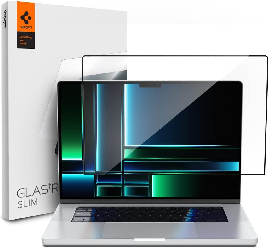 Spigen GlasTR Slim Screen Protector for MacBook Pro 14-inch