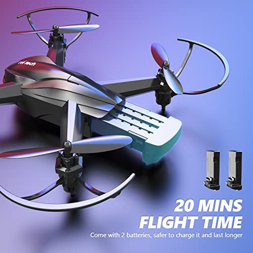 Drone with Camera 1080p HD for Kids Mini Drone 3D Flips 2 Batteries 20 Min - view 2