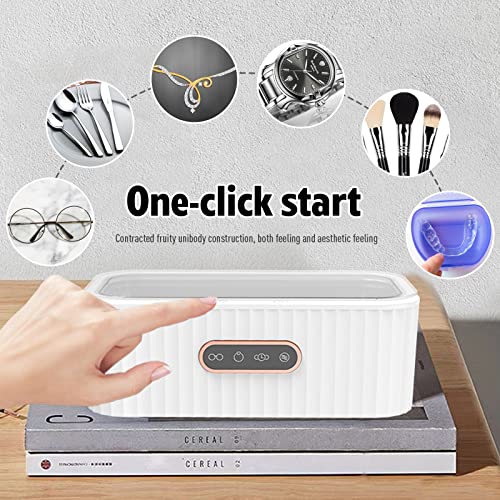 Ultrasonic Cleaning Machine, Jewelry, Watches, Rings, Bands, Dentures, 400ML