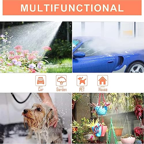 Aigumi 100ft Expandable Garden Hose Pipe 8 Function Spray Nozzle 3/4 1/2 in - view 6