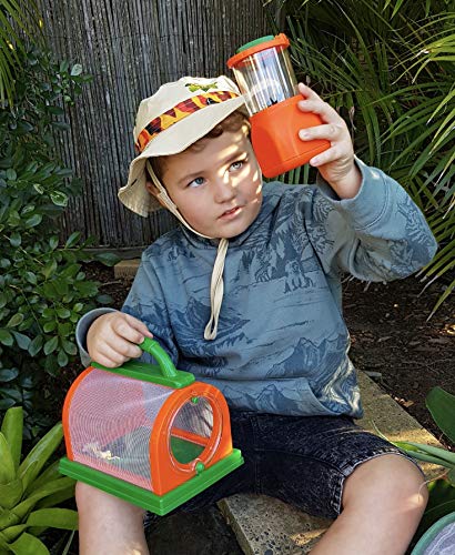 Adventure Kidz Outdoor Bug Exploration Kit, Binoculars & Net Set
