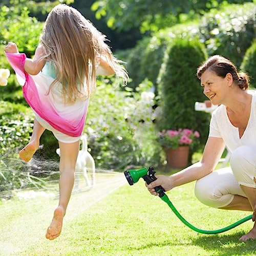 Aigumi 100ft Expandable Garden Hose Pipe 8 Function Spray Nozzle 3/4 1/2 in - view 7