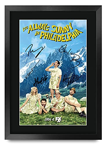 HWC Trading Framed A3 Signed Poster Print, It's Always Sunny