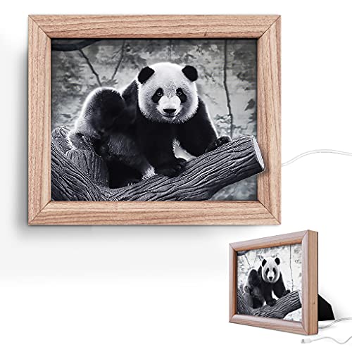 Rovita 3D Photo Frames, Solid Pine Framing Photo Frame Gift With The Picture