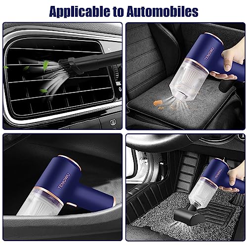 TENGWUDZ Cordless Handheld Vacuum, 6000PA Suction