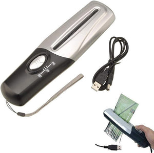 Handheld / Free Standing Portable Paper Shredder, USB or Battery Operated