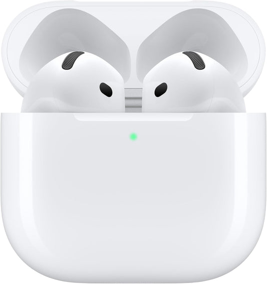 Apple AirPods 4 Wireless Bluetooth Earbuds with USB-C Charging Case, White