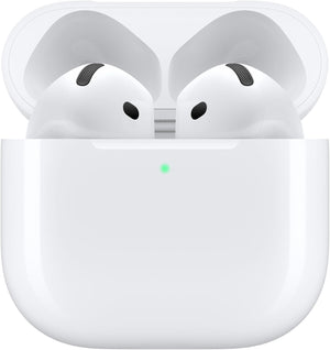 Apple AirPods 4 Wireless Bluetooth Earbuds, Spatial Audio, USB-C Charging Case