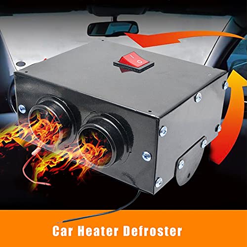 Riloer Car Heater Defroster Portable Windscreen 12V 500W 2 Outlets - view 5