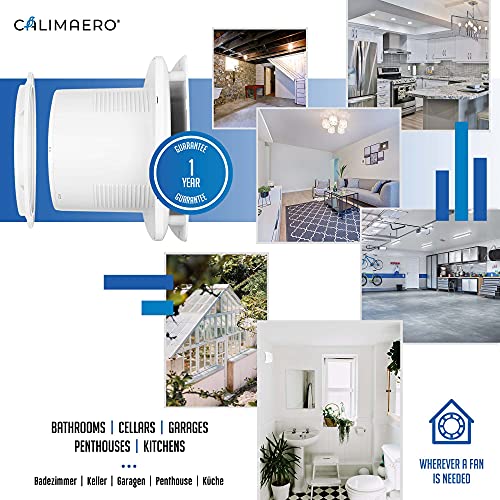calimaero Breeze Bathroom Extractor Fan 6 in Timer Humidity 240m3/h White - view 8