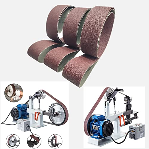 Feihu Sanding Belt Set 50x2000mm 5 Grits 10 Pieces for Belt Sander