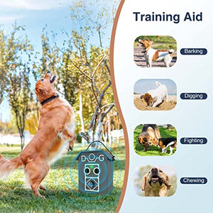 Ultrasonic Anti Barking Device 55ft 3 Sensitivity Dog Bark Deterrent
